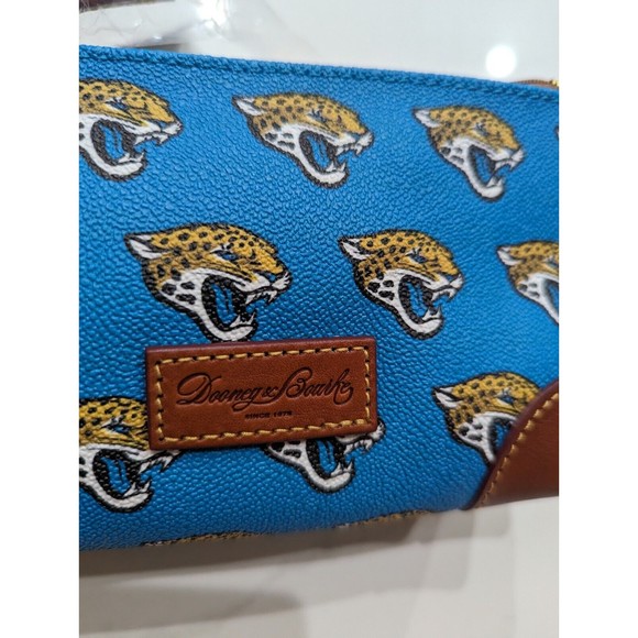 Dooney & Bourke NFL Jacksonville Jaguars Cosmetic Case/Mini Bag New with Tags - Picture 4 of 7